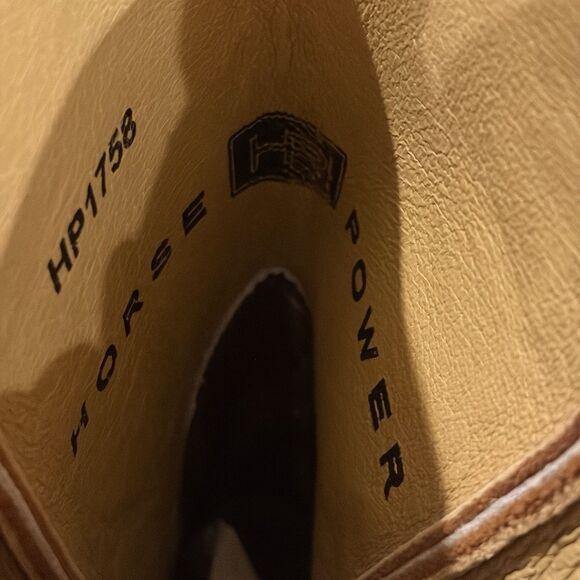 Try On Demo Horse Power Men’s Unbeweavable Western Boots Leather HP1758 Size 9.5 main image 12